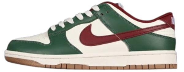 DNK Low White Green & Bordeaux