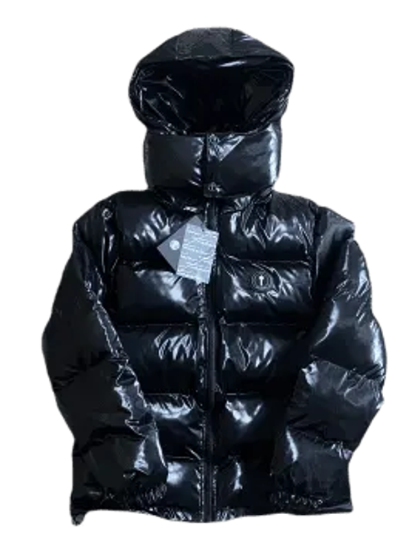 TRAPST4R Puffer Shiny Black