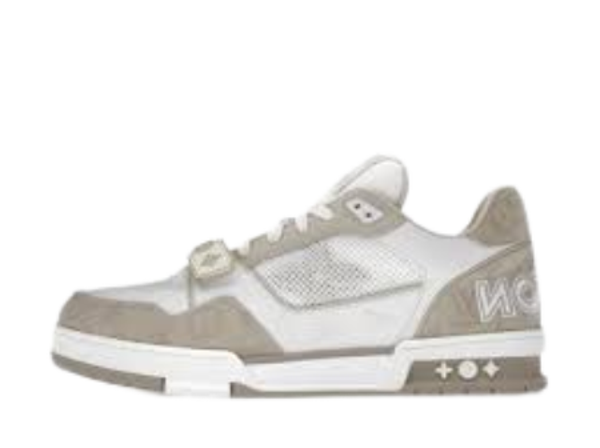 LV Trainer White & Beige