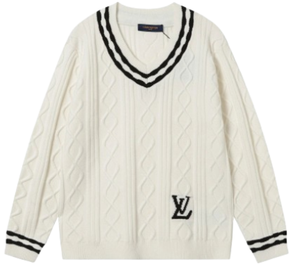 LV Sweater White