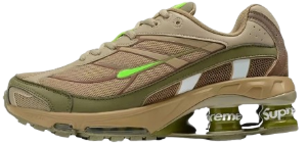 Sh0x 2 Light Brown & Green