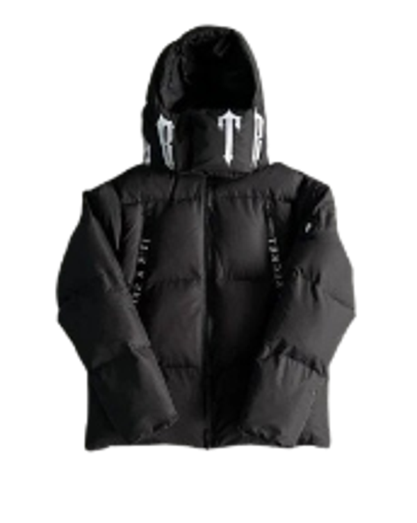 TRAPST4R Puffer Jacket Black2