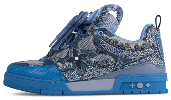 LV Skate x Swarovski Blue