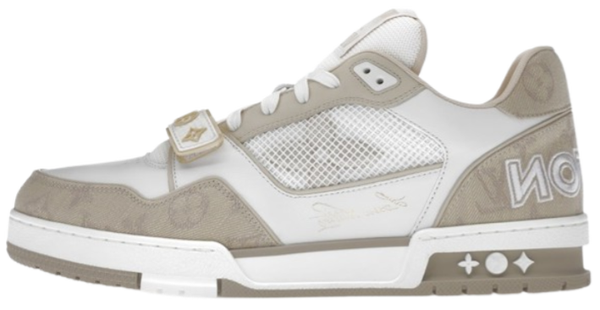 LV Trainer White & Beige