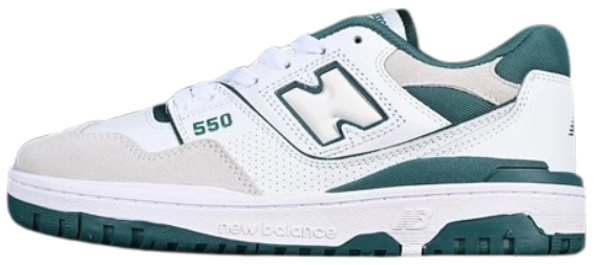 New Blnc 550 White & Army Green