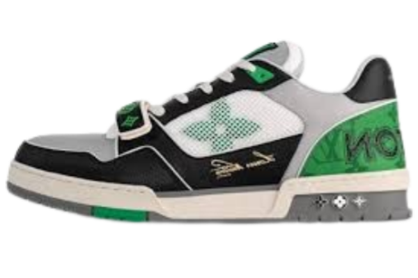 LV Trainer White Black & Green