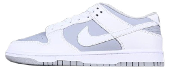 DNK Low Grey & White