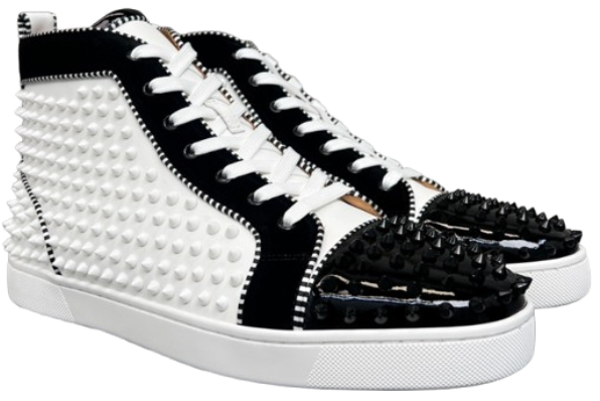Lboutin White & Black