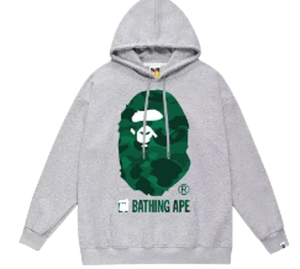 Bape Hoodie 2 Grey