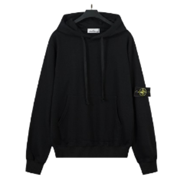Ston Island Hoodie Black