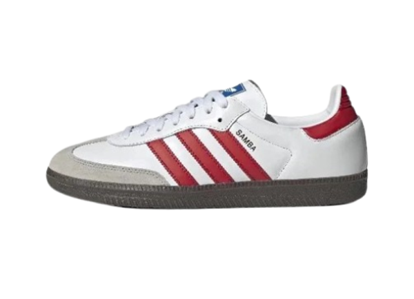Samba White & Red