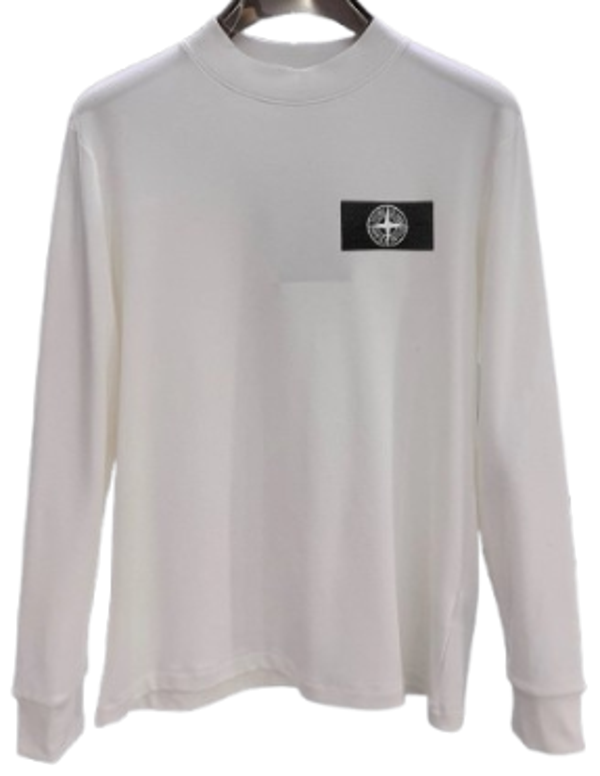 Ston Island Long Tee White 3
