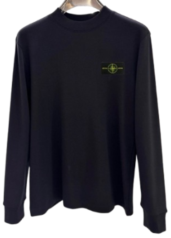 Ston Island Long Tee Black 3
