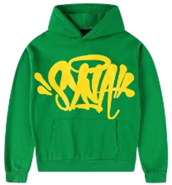 Syna WRLD Set Hoodie Green&Yellow