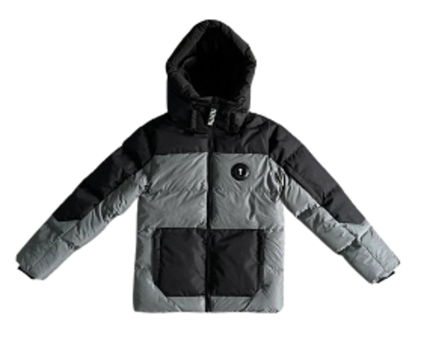 TRAPST4R Puffer Jacket Grey & Black