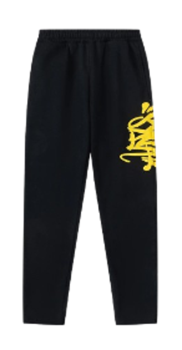Syna WRLD Set Pants Black&Yellow
