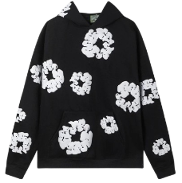 Denim Tears set Hoodie Black