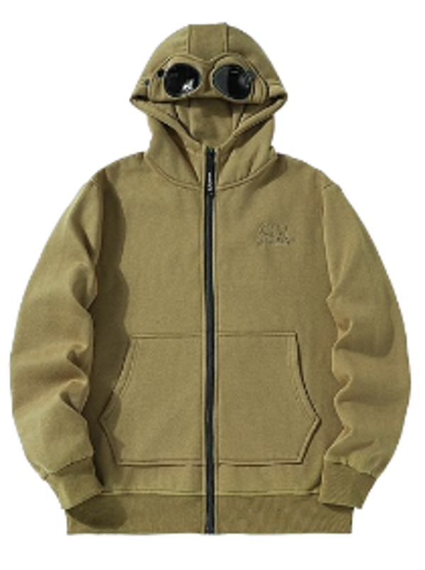 C.P Cmpny Zip Olive Green