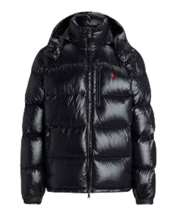 RLPH LREN Puffer Jacket Shiny Black