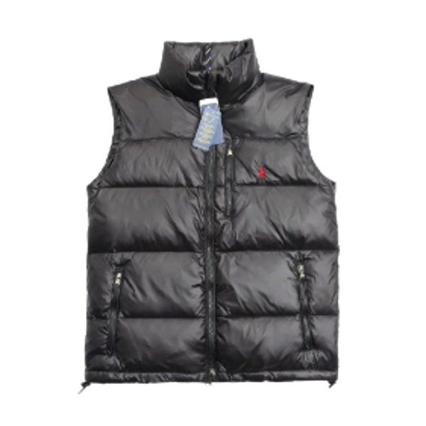 RLPH LREN Vest Shiny Black