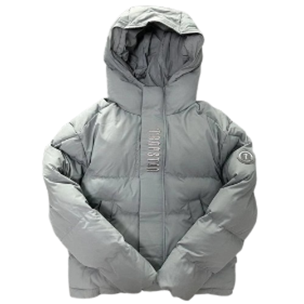 TRAPST4R Puffer Jacket Grey2