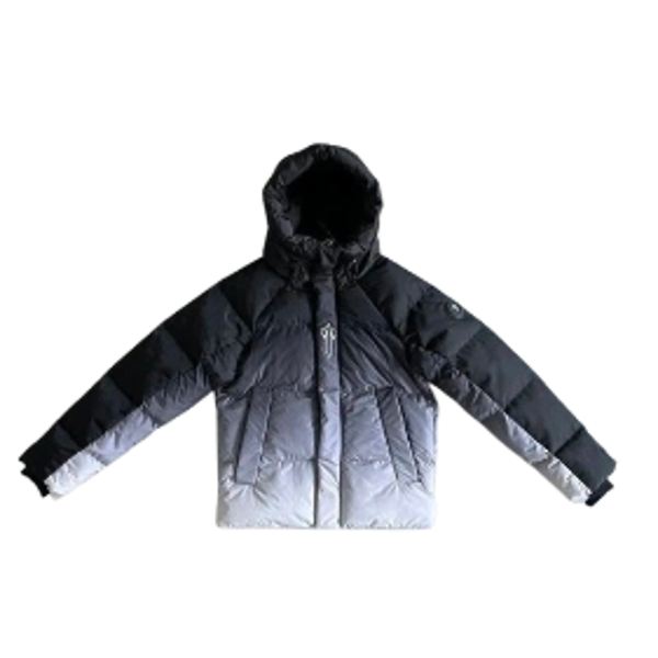 TRAPST4R Puffer Jacket Black & White