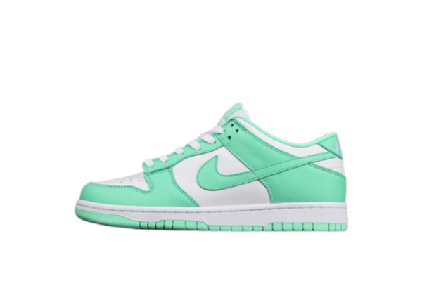 DNK Low White & Aqua Blue