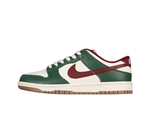 DNK Low White Green & Bordeaux