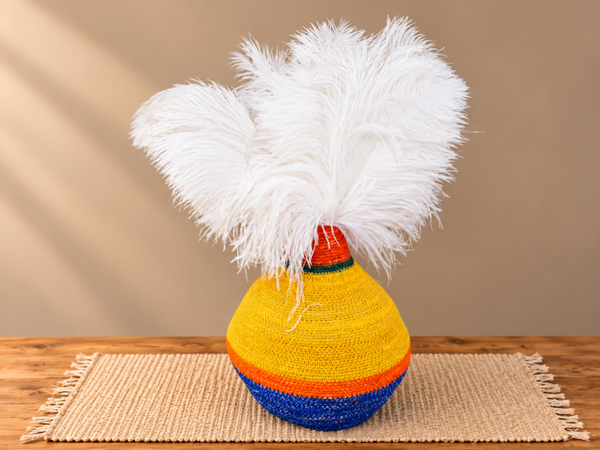 10 witte Struisvogelveren van 35 cm