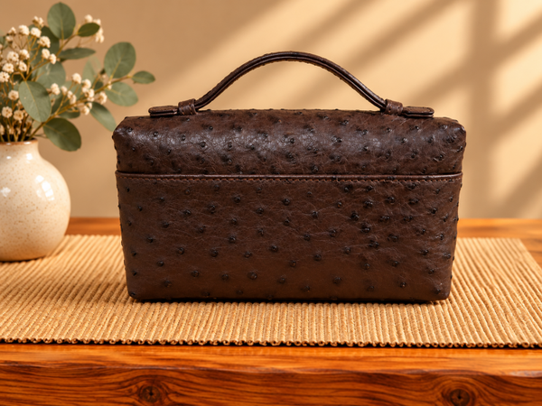 Clutchbag bruin