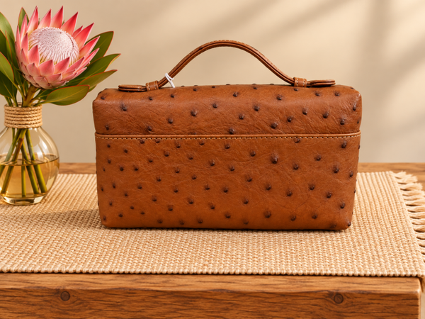Clutchbag cognac