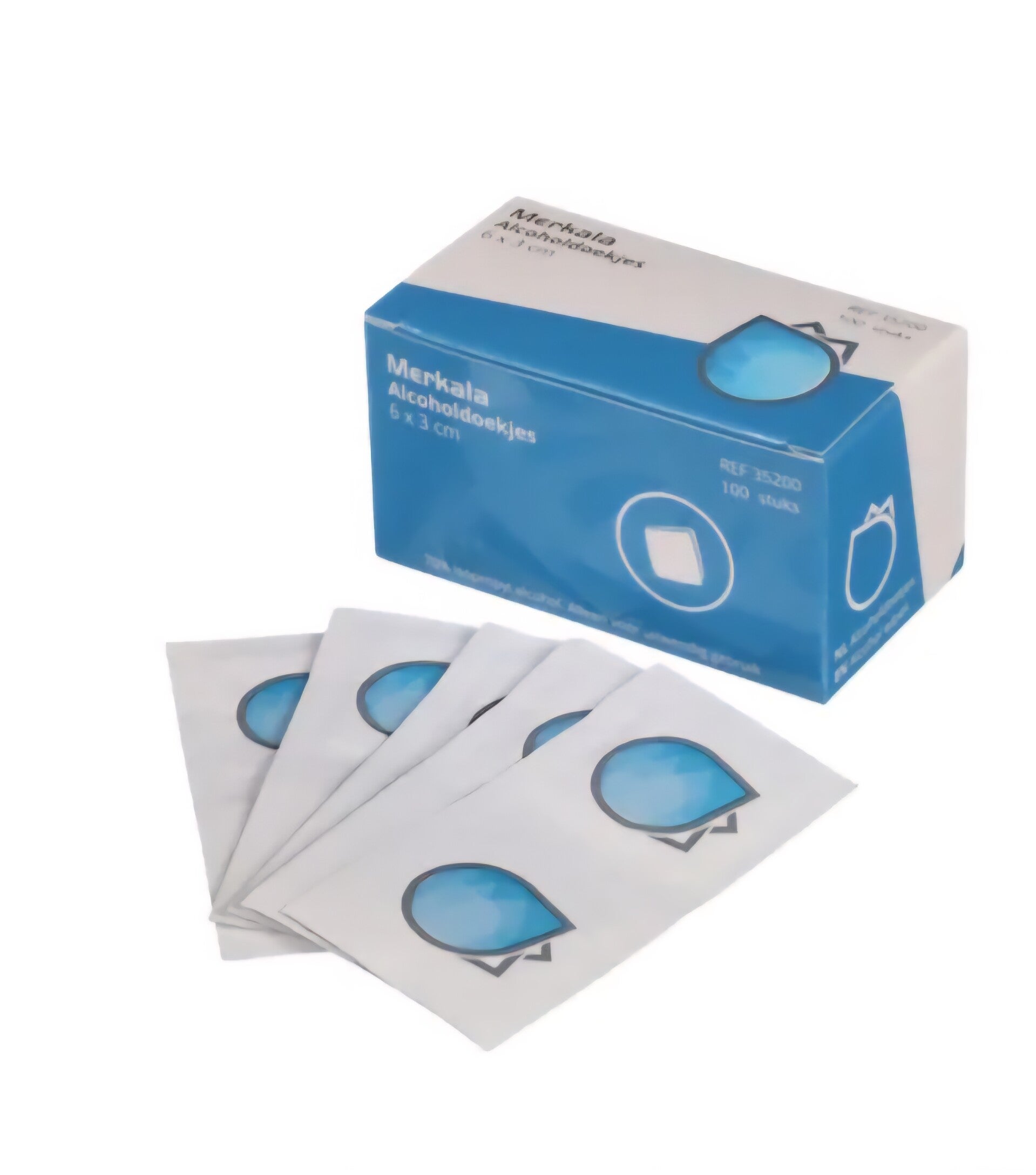 Alcoholdoekjes 6x3cm 100 stuks