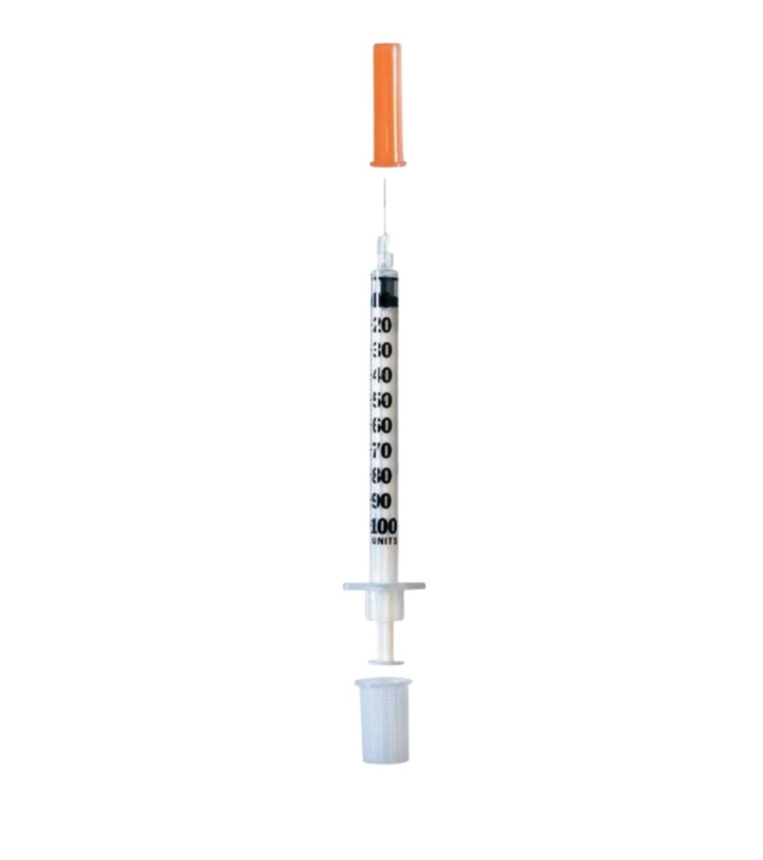 BD Microfine insulinespuit 1ml + naald 0,33x12,7mm U100