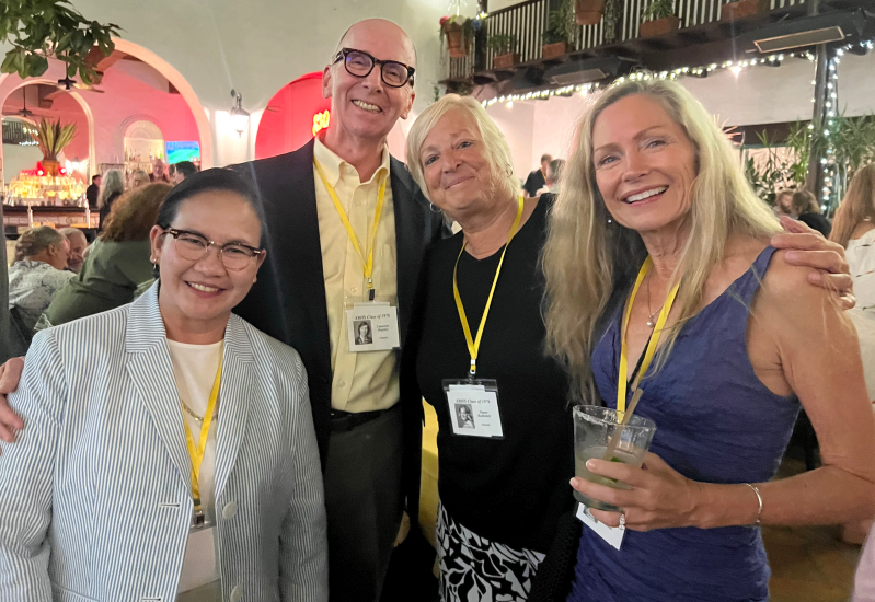 Jen Hughes, Cameron Hughes, Vaune Kadlubek, Mary Cashman Lucero. 