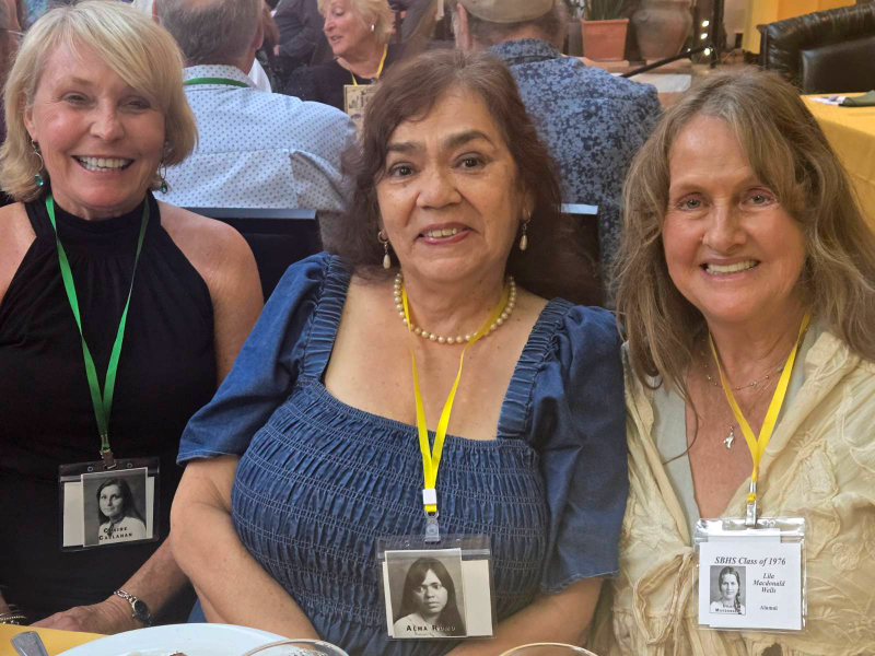 Claire Callahan Hollbrook, Alma Romo Pierson, Lila Macdonald Wells.