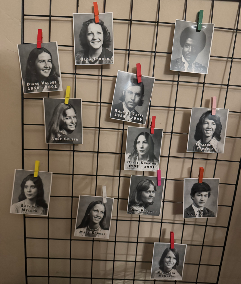 Memorial wall.
