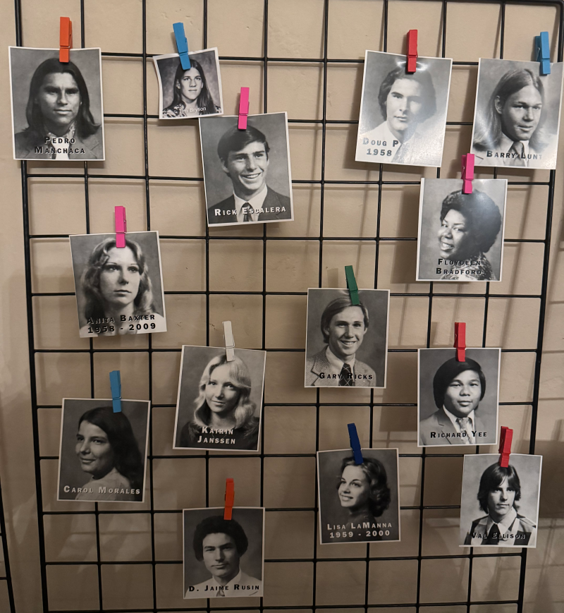 Memorial wall.