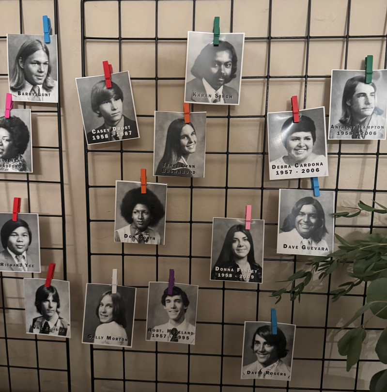 Memorial wall.