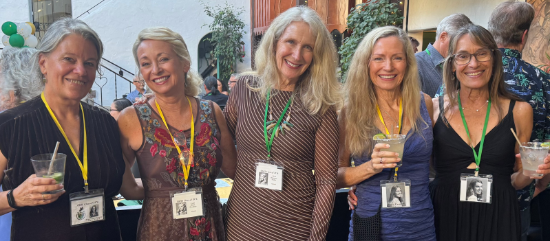 Karin Freud Shelton, Lynn Klein Westlake, Vicki Klossner Ehlen, Mary Cashman Lucero, Becky Rudy.
