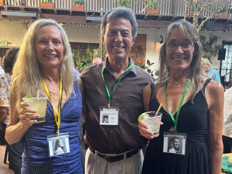Mary Cashman Lucero, Bruce Miller, Becky Rudy.