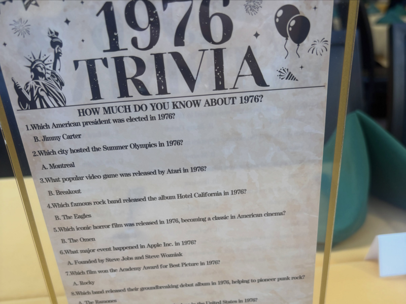 Trivia.