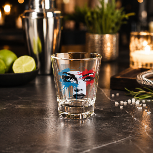 🎨 Rebel Muse Artistic Shot Glass
