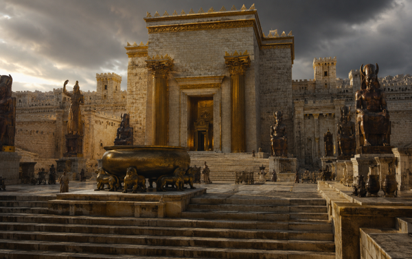 The Inner Court of the Ancient Kings Digital Print