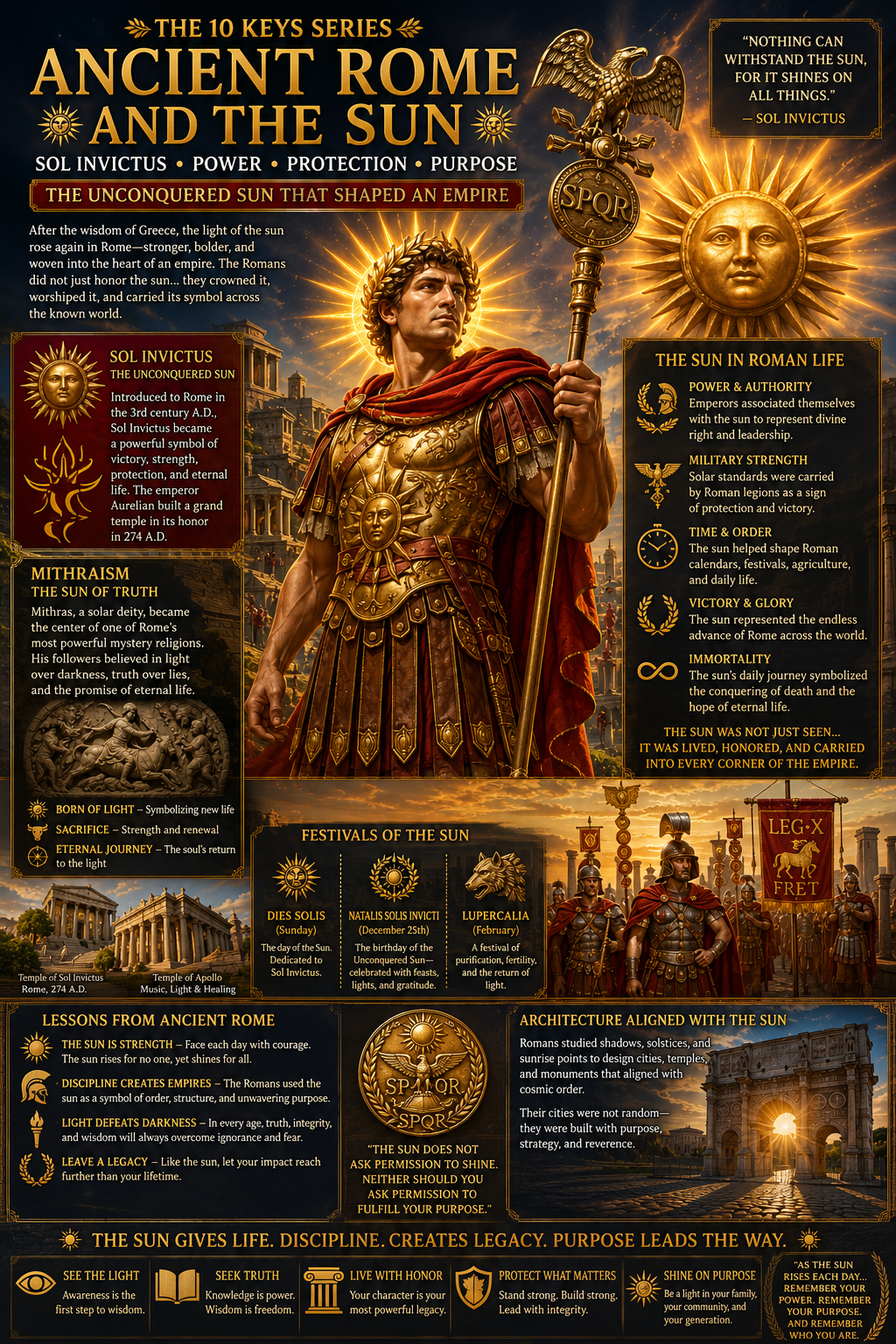 Ancient Rome and the Sun: The Empire of Sol Invictus Digital Print