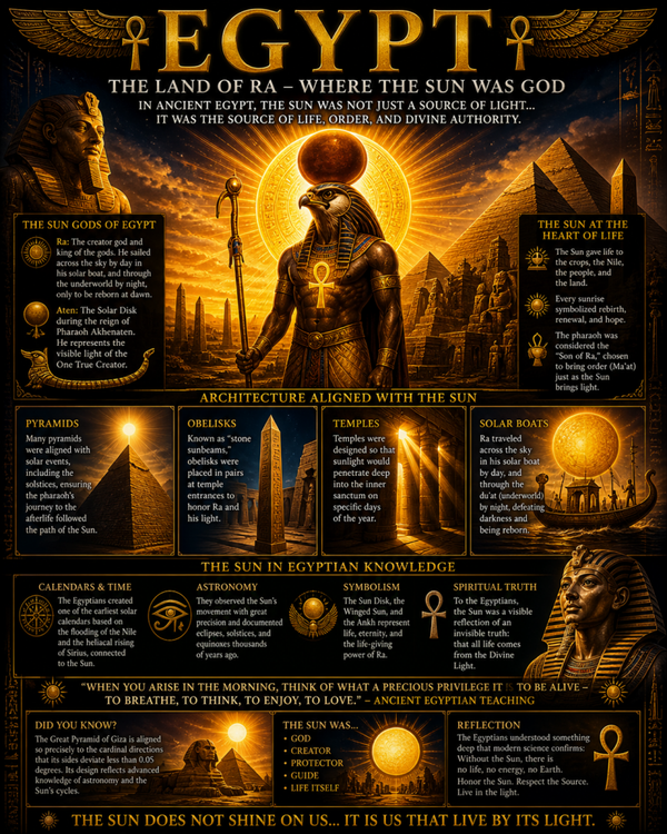 Egypt: The Land of Ra — Where the Sun Was God Digital Print