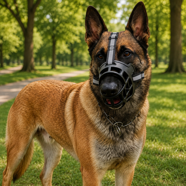 🐾 Anti-Bite Basket Pet Muzzle