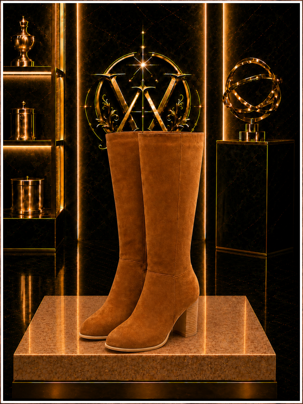 Velvet Horizon Knee-High Suede Boots