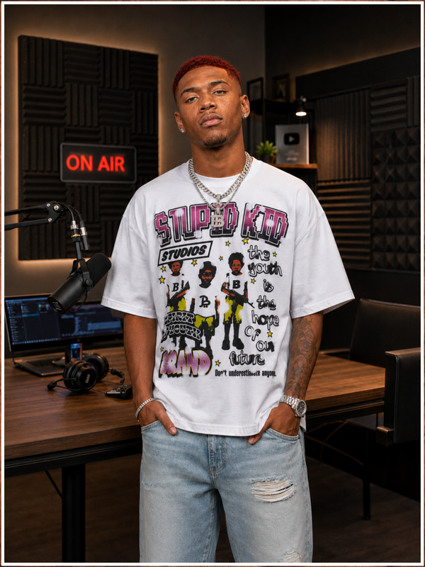 Stupid Kid Studios Youth Hope Oversized Graphic Tee
