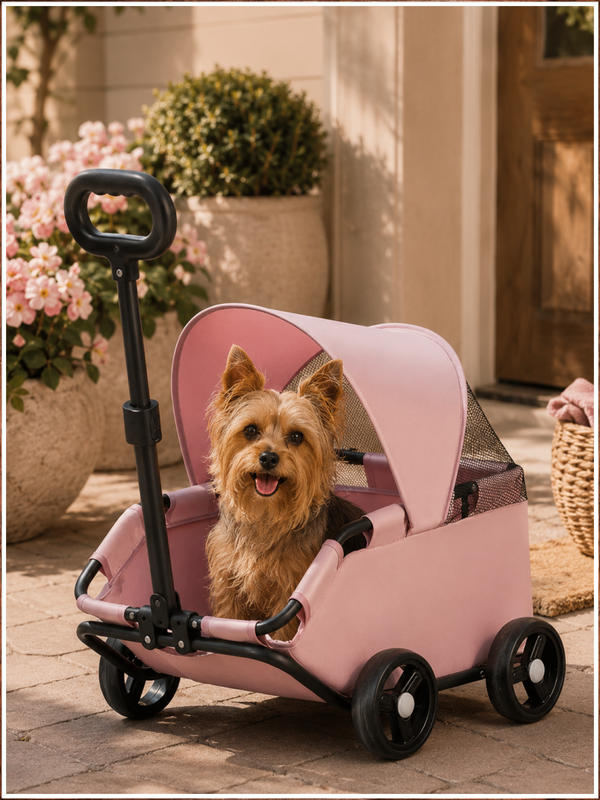 🩷 Paw Voyage™ Luxury Pet Stroller