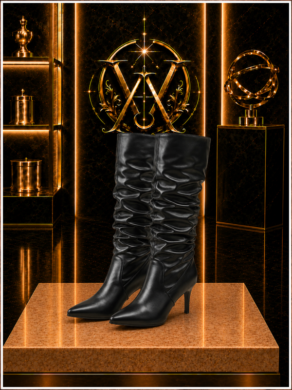 Midnight Muse Slouch Knee-High Stiletto Boots